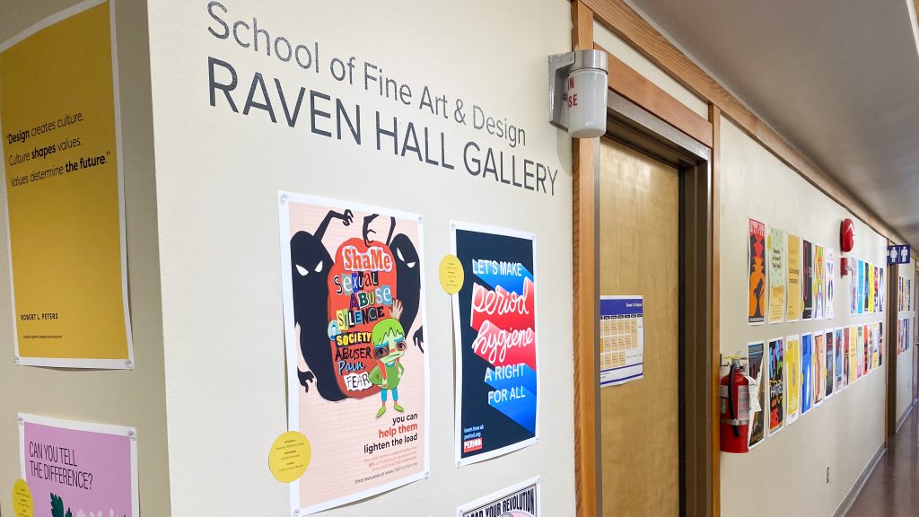 Exhibition displayed in the Raven Hall Gallery at the Comox Valley Campus