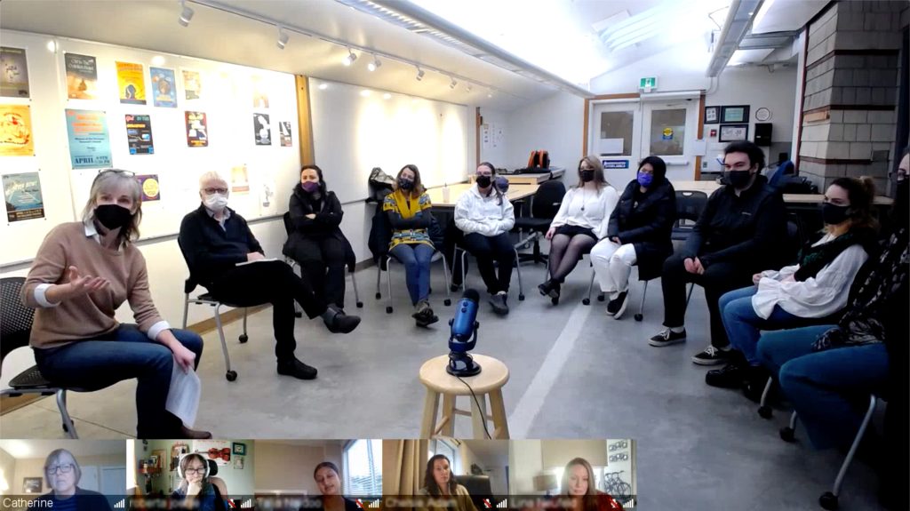 Hybrid facilitation of a class visit by assignment sponsors (2021)